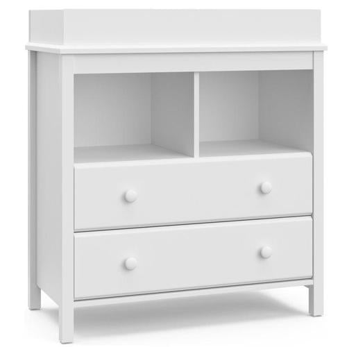 Storkcraft Alpine 2 Drawer Changing Dresser by Storkcraft, White