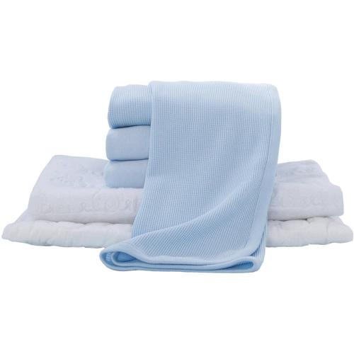 TL Care Inc 6 Piece Crib Blanket Set, Crib Bed