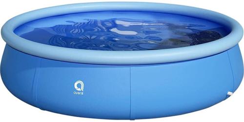SUGIFT 12ft*30in Inflatable Above Ground Swimming Pool, Blue