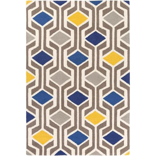 Art of Knot Gisele Blue 3'*5' Modern Geometric Area Rug