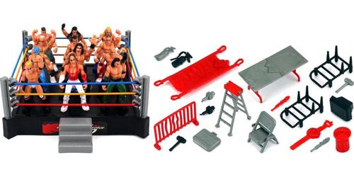Wrestle RoundUp Little Wrestlers Rumbling Cage Set - Multicolor
