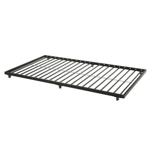 Walker Edison Twin Roll-Out Metal Trundle Bed Frame - Black
