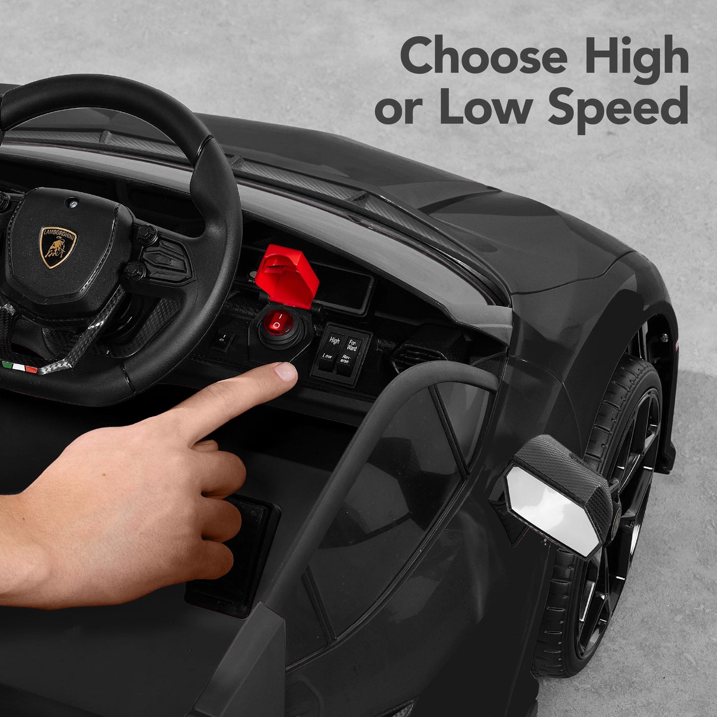 12V Kids Ride-On Car Officially Licensed Lamborghini Revuelto w/ Remote