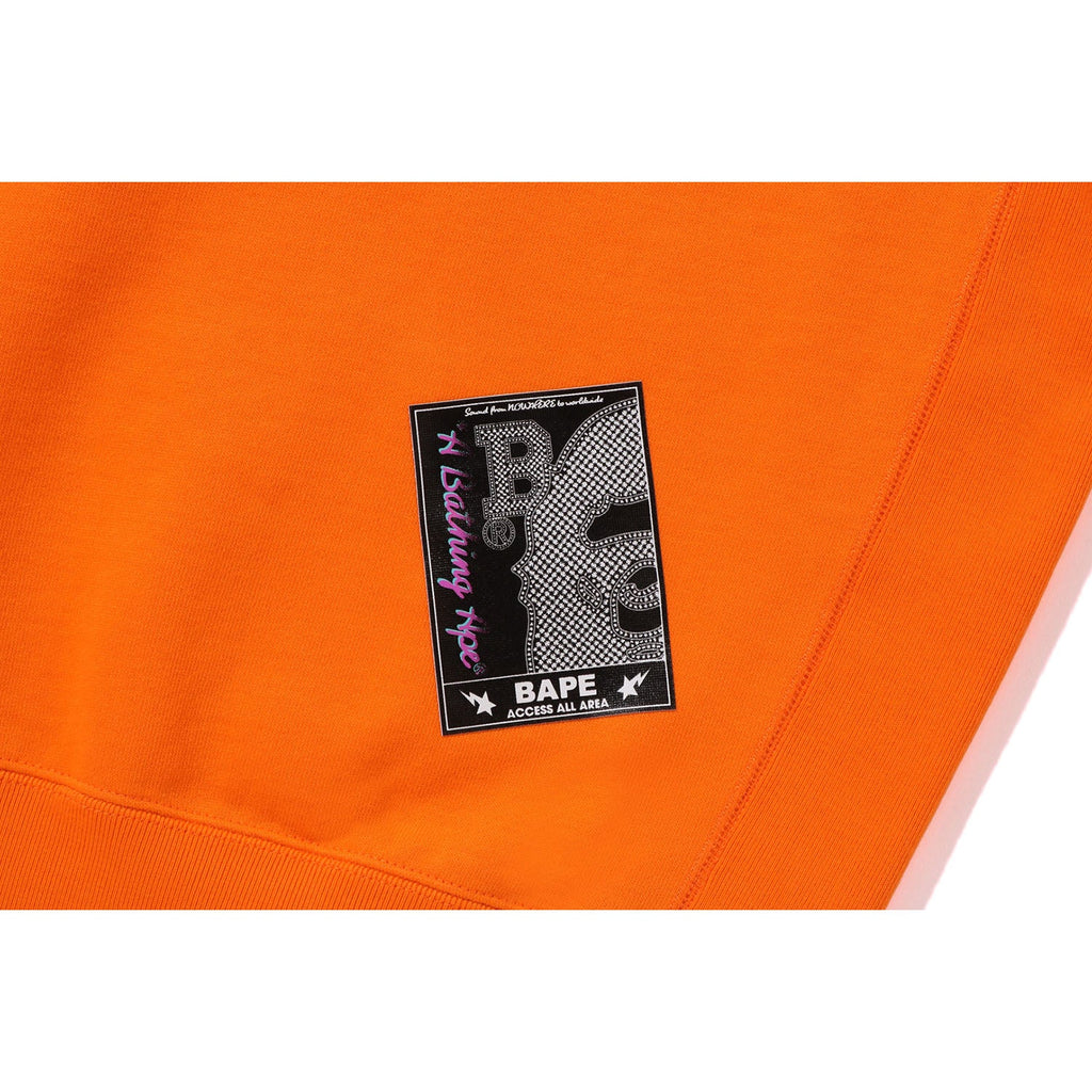 (B)Y BATHING APE PULLOVER HOODIE RELAXED FIT MENS