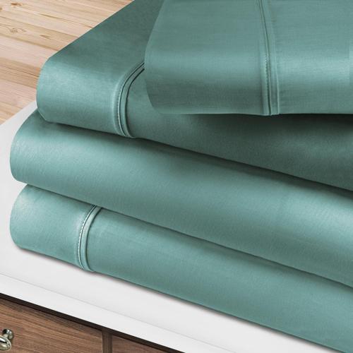 Superior Egyptian Cotton Solid Sheet Set, Full, Teal