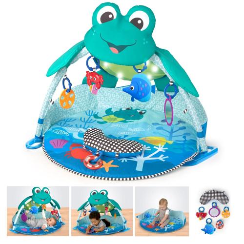 Baby Einstein Neptune Under the Sea Lights and Sounds Activity Gym and Play Mat, Ages Newborn +