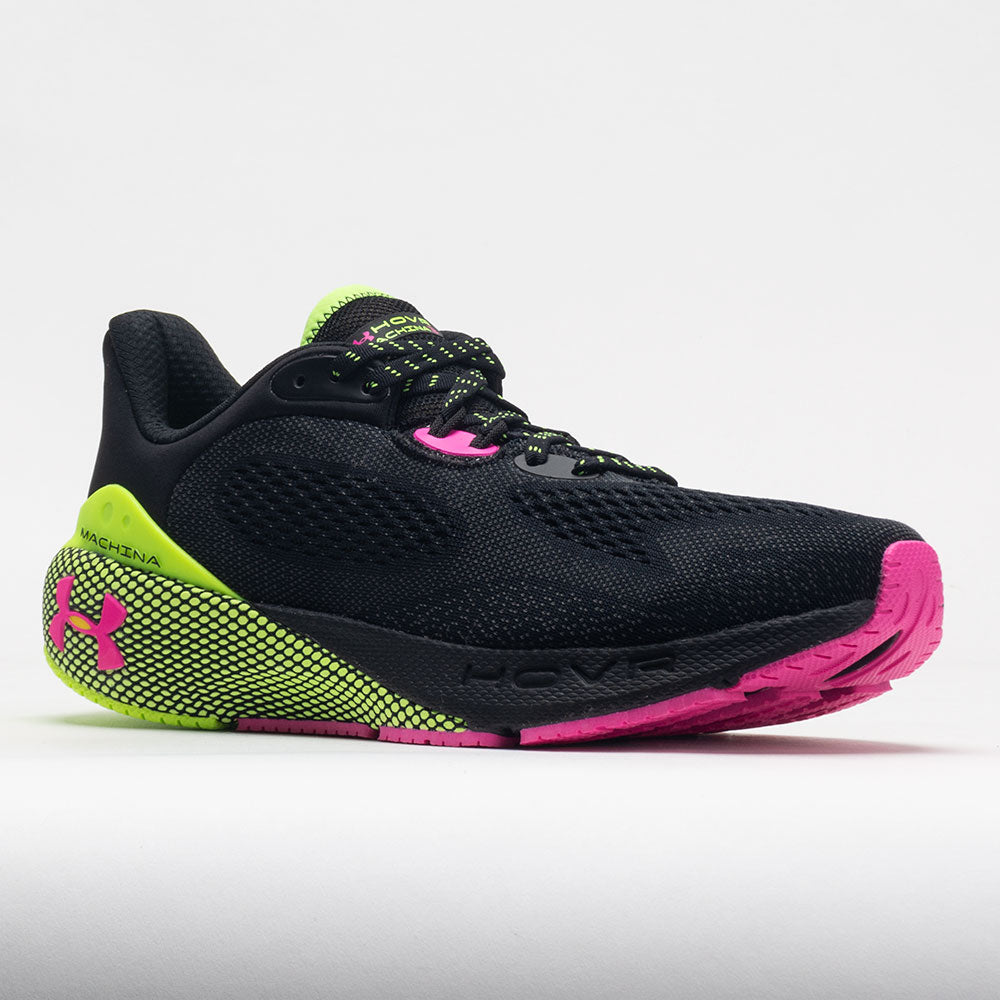 Under Armour HOVR Machina 3 Men's  Black/Lime Surge/Rebel Pink