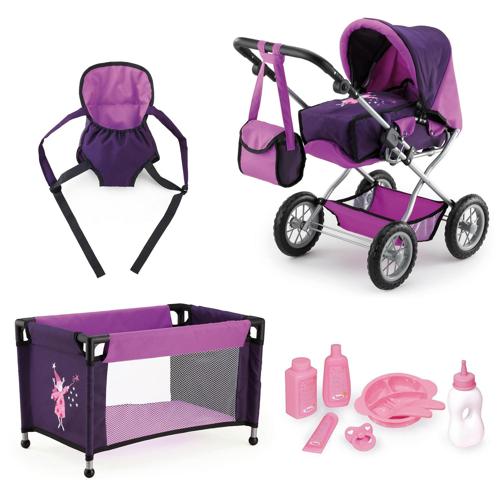 Baby Doll Combi Grande Pram, Travel Crib, and Accessories