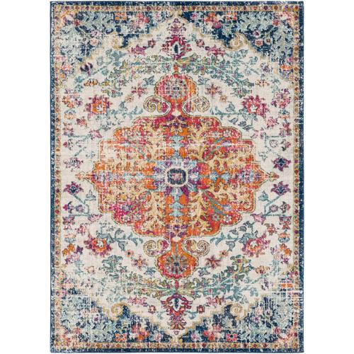 Art of Knot Sandhya Traditional Blue Area Rug; 5'3*7'3