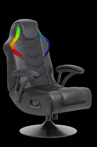 X Rocker Nemesis RGB Audio Pedestal Console Chair, Black, 32.7 x25.8 x40.2 , Gaming Chair