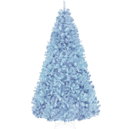 Artificial Baby Blue Christmas Tree, Unlit Pine Design w/Easy Assembly