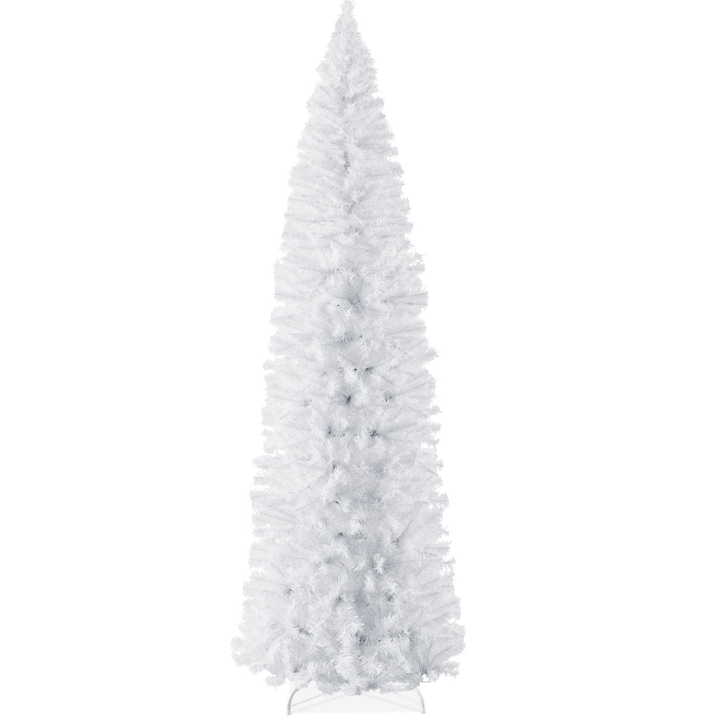 White Artificial Pencil Holiday Christmas Tree