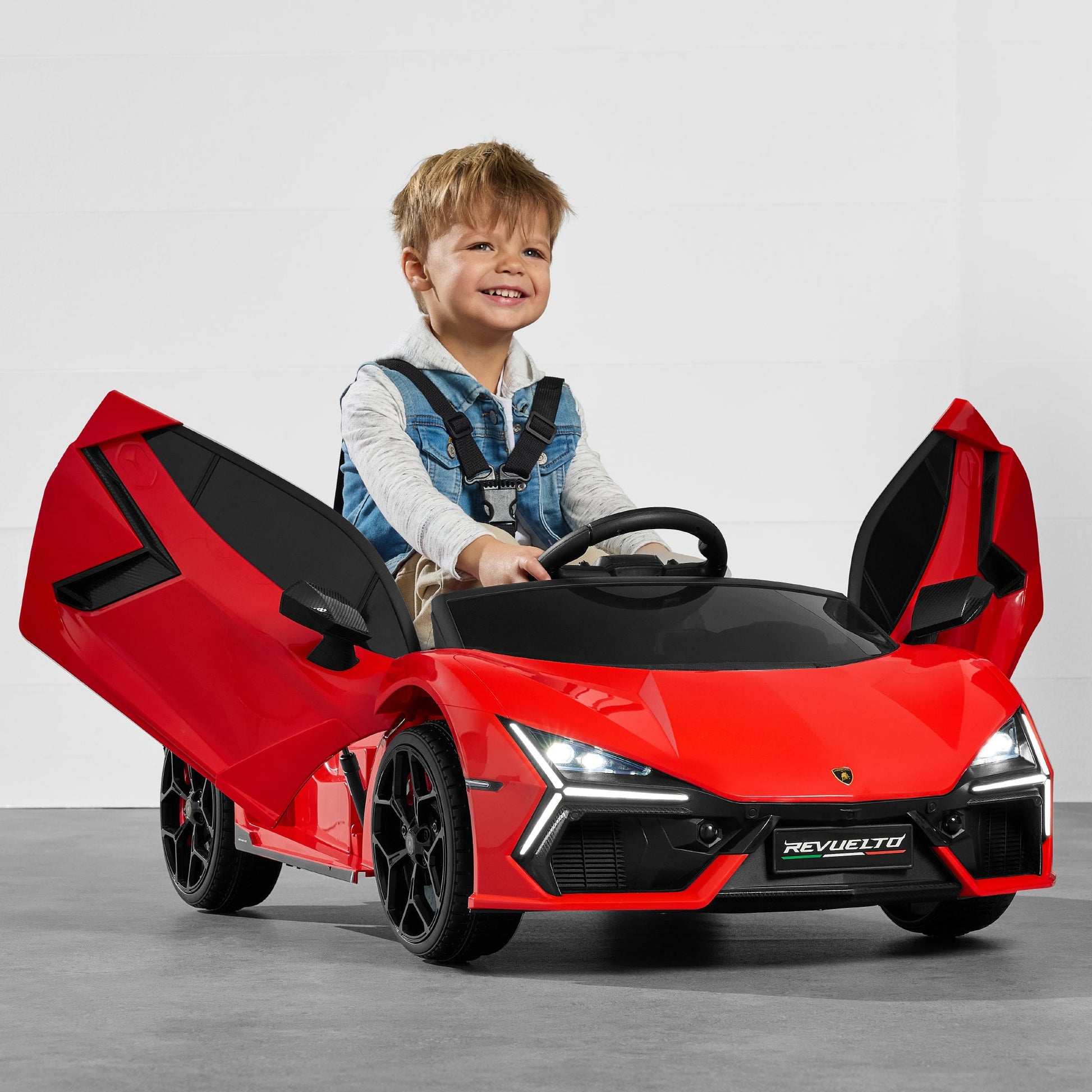 12V Kids Ride-On Car Officially Licensed Lamborghini Revuelto w/ Remote