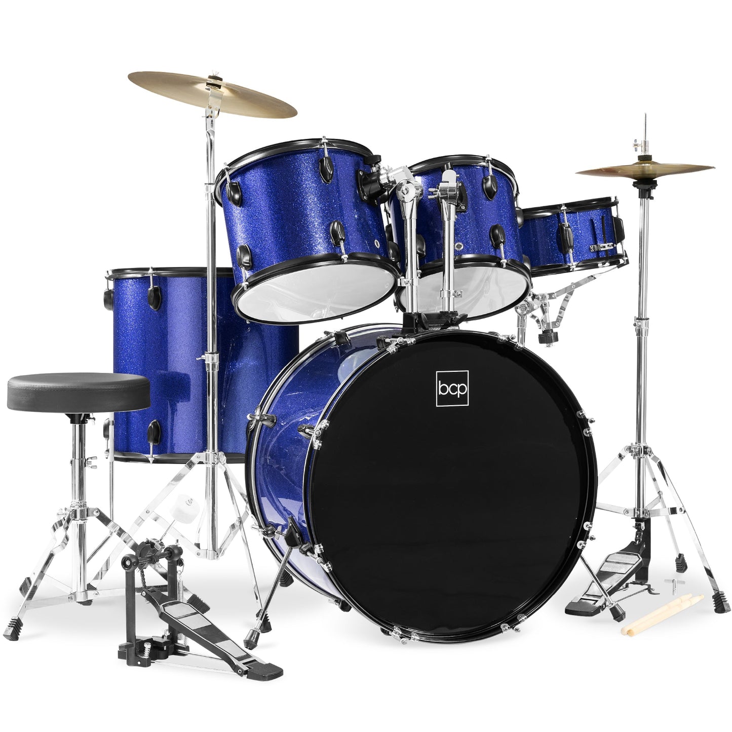 5-Piece Full Size Drum Set For Adults