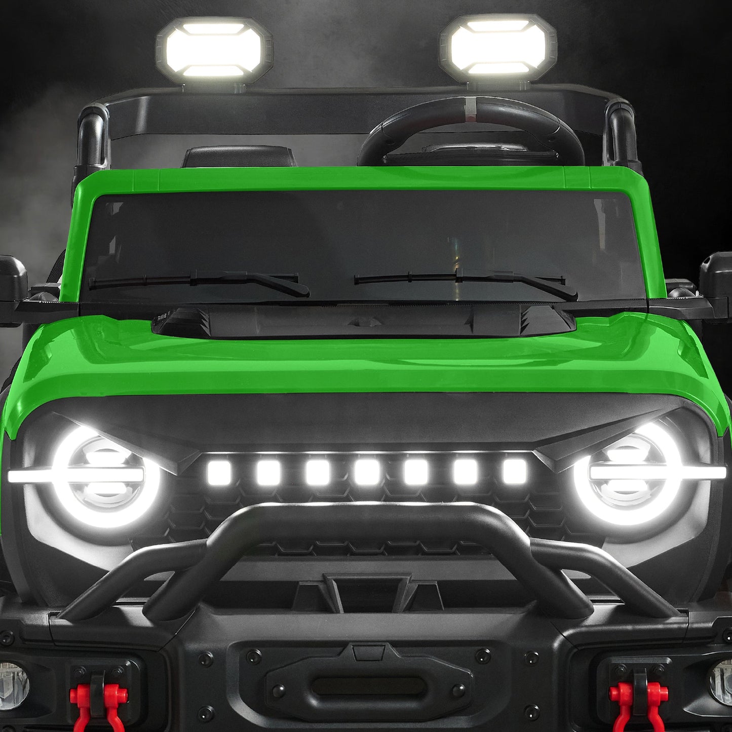 24V 2-Seater Electric Ride-On Car Truck w/ Parent Control, Bluetooth