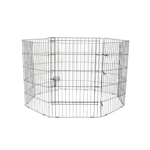 Vibrant Life 8-Panel Pet Exercise Play Pen with Door, 36 H